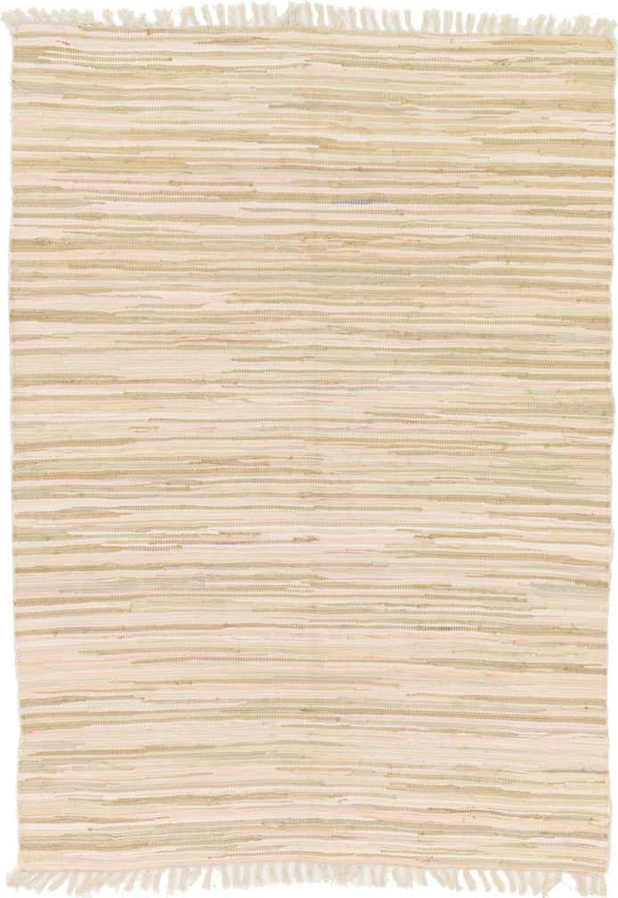 4' 7 x 6' 7 Hand Woven Kilim Dhurrie Rug
