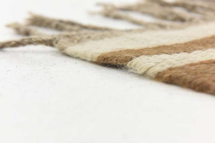 4' 7 x 6' 3 Hand Woven Kilim Fars Wool Rug