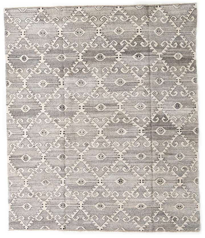 8' 3 x 9' 6 Hand Woven Kilim Fars Wool Rug
