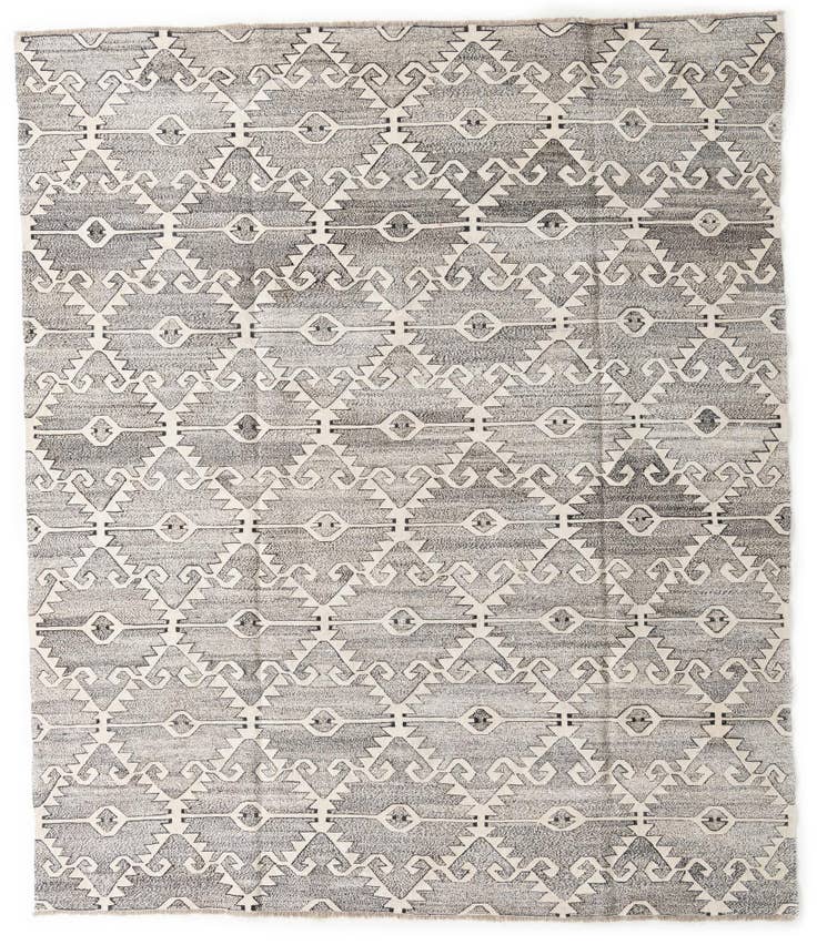 Detail image of 8' 3 x 9' 6 Hand Woven Kilim Fars Wool Rug