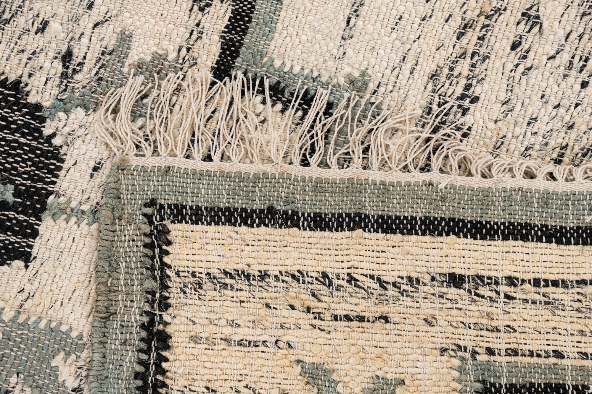 5' 2 x 8' 2 Hand Woven Kilim Jute Rug