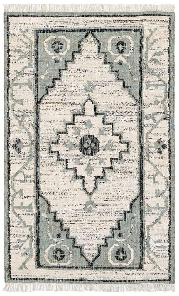 5' 2 x 8' 2 Hand Woven Kilim Jute Rug