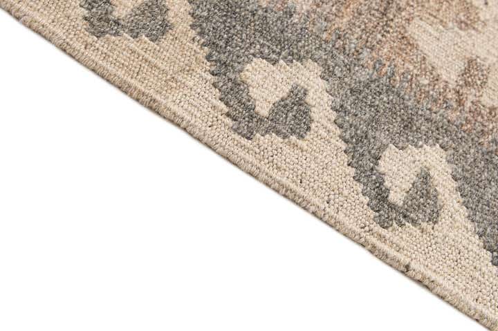 5' 7 x 7' 11 Hand Woven Kilim Maymana Wool Rug