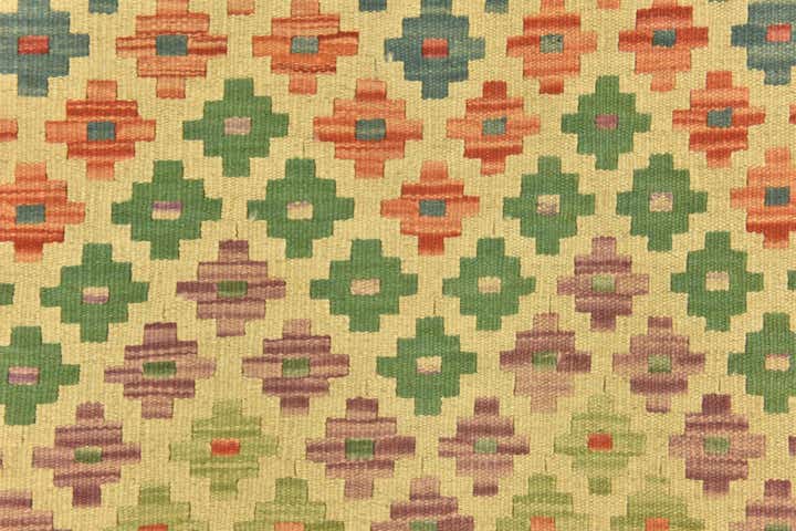 3' 3 x 5' Hand Woven Kilim Maymana Wool Rug