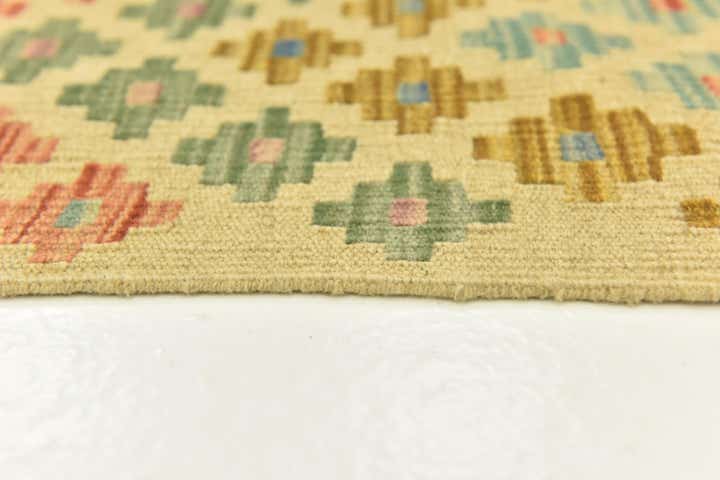3' 3 x 5' Hand Woven Kilim Maymana Wool Rug