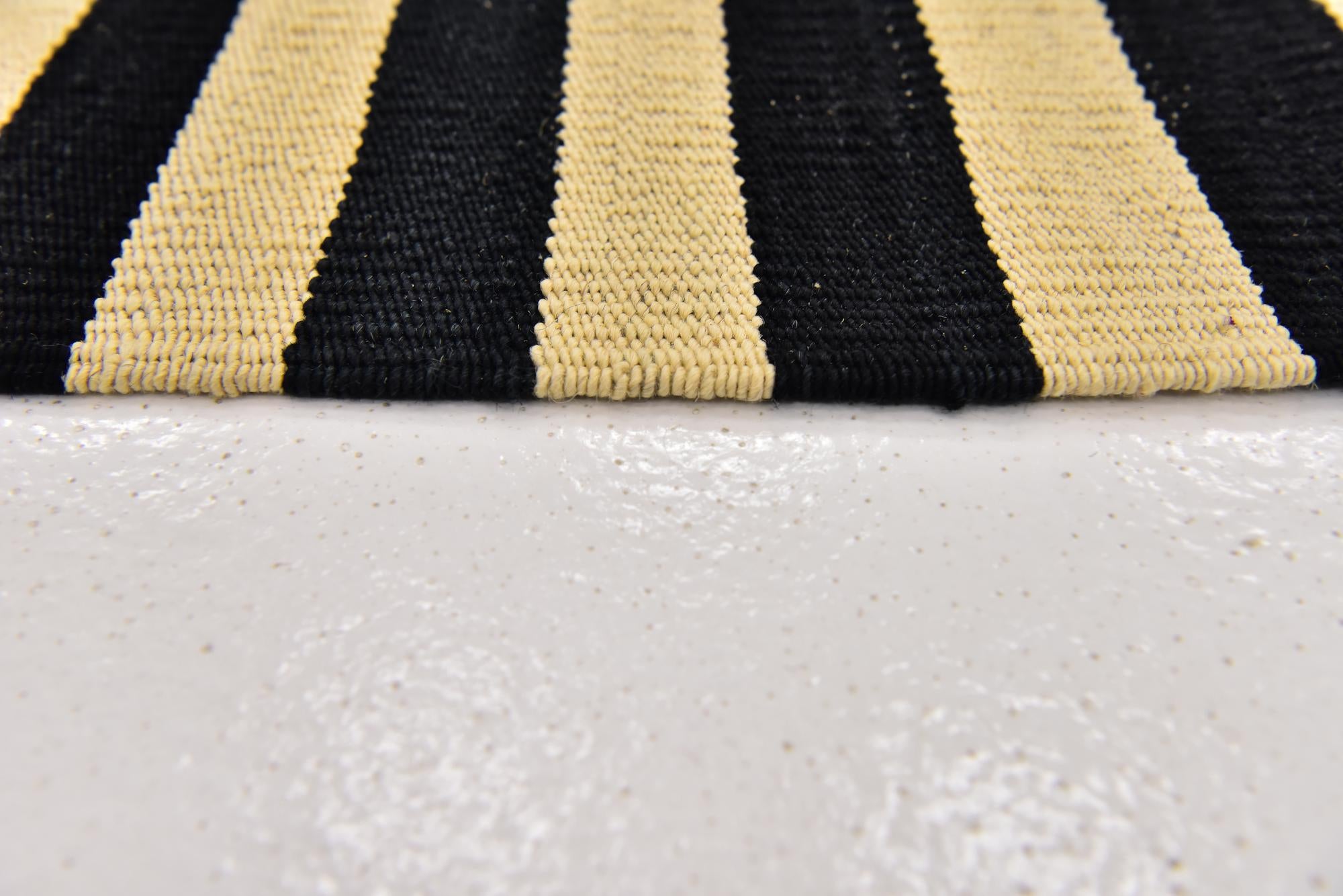 4' 2 x 5' 9 Hand Woven Kilim Modern Wool Rug