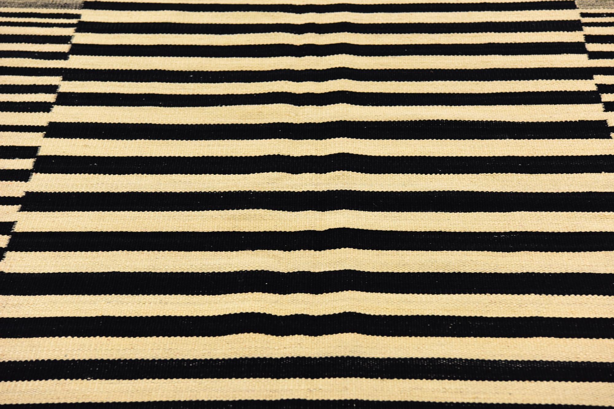 130cm x 175cm Hand Woven Kilim Modern Wool Rug