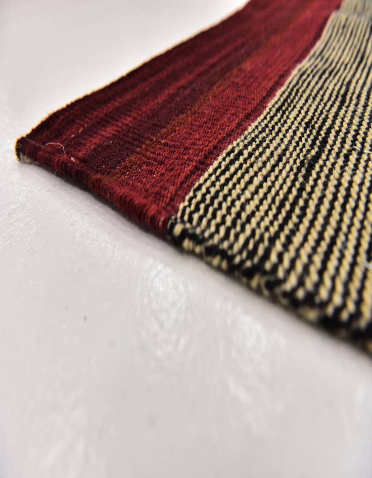 Detail image of 4' 2 x 5' 10  Hand Woven Kilim Modern Wool Rug