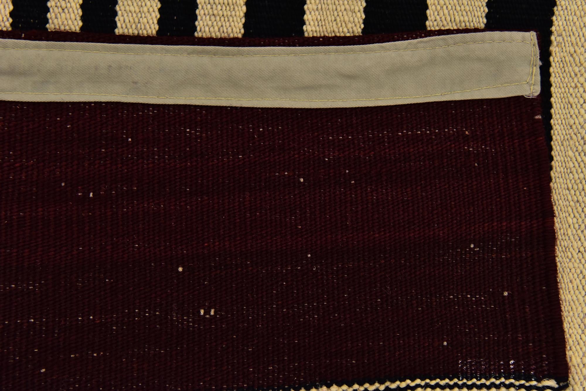 6' x 7' 7 Hand Woven Kilim Modern Wool Rug