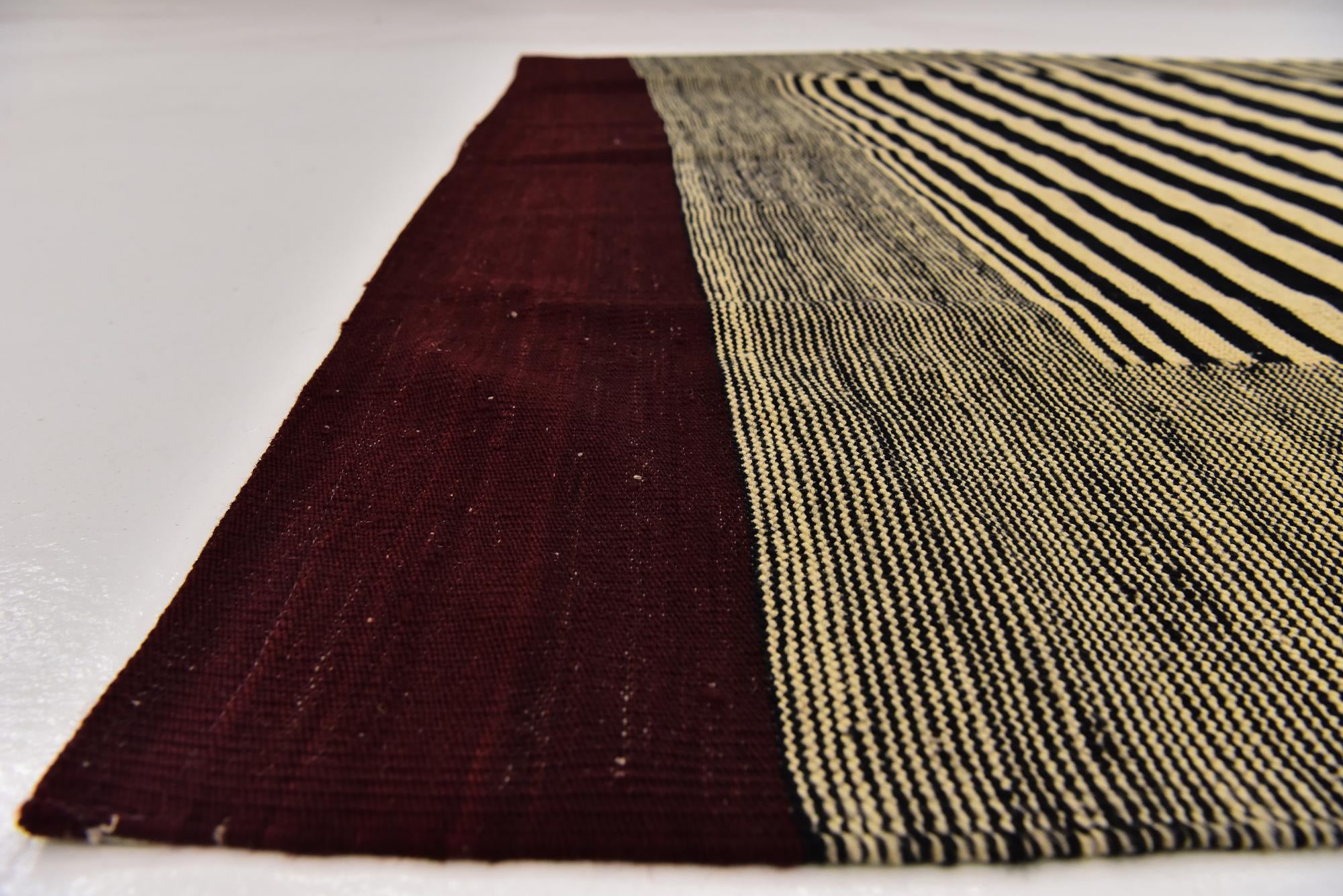 6' x 7' 7 Hand Woven Kilim Modern Wool Rug
