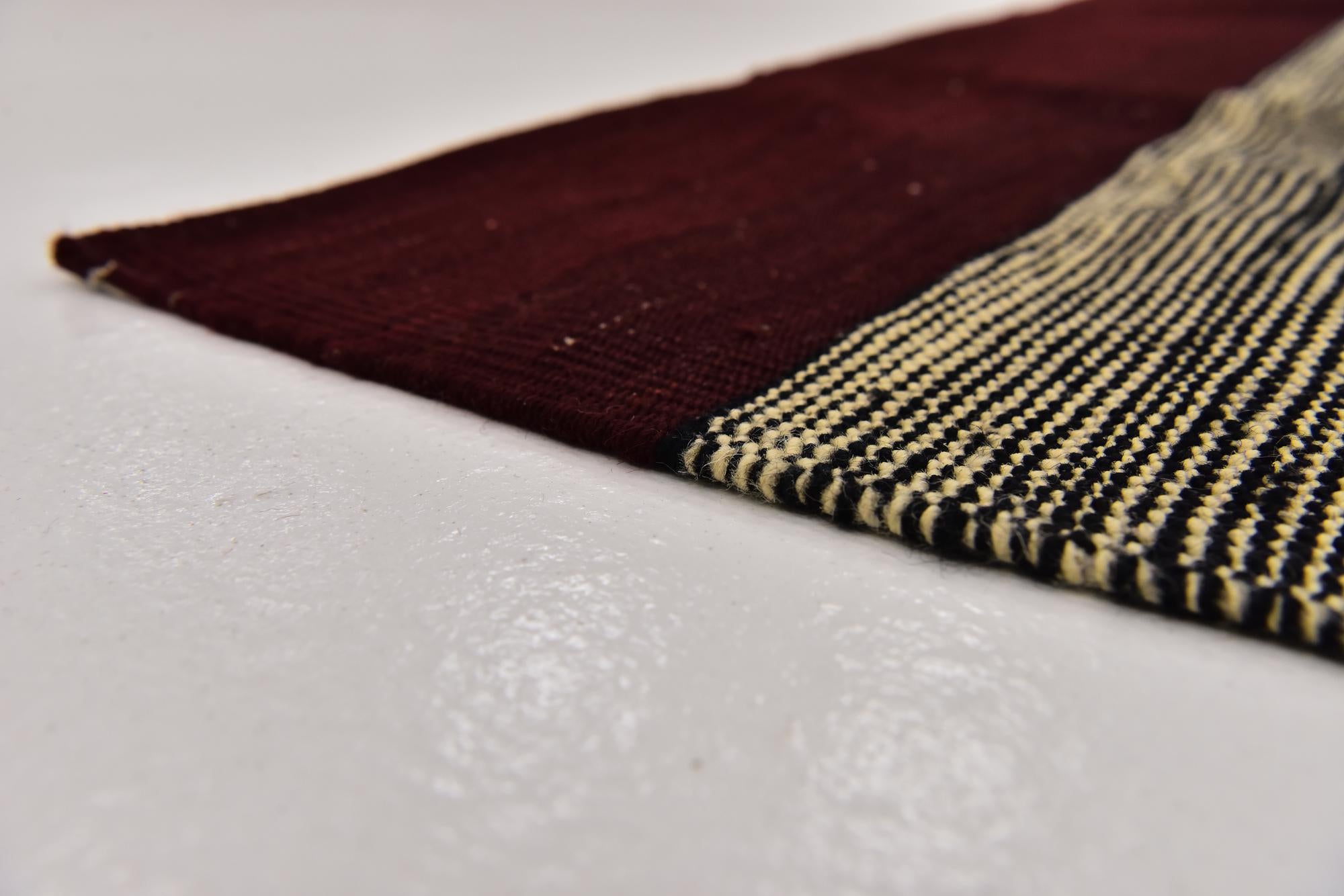 6' x 7' 7 Hand Woven Kilim Modern Wool Rug
