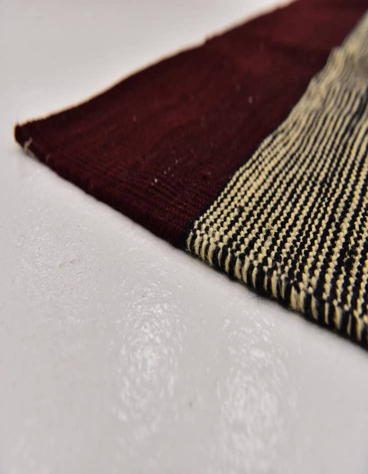 Detail image of 6' x 7' 7  Hand Woven Kilim Modern Wool Rug