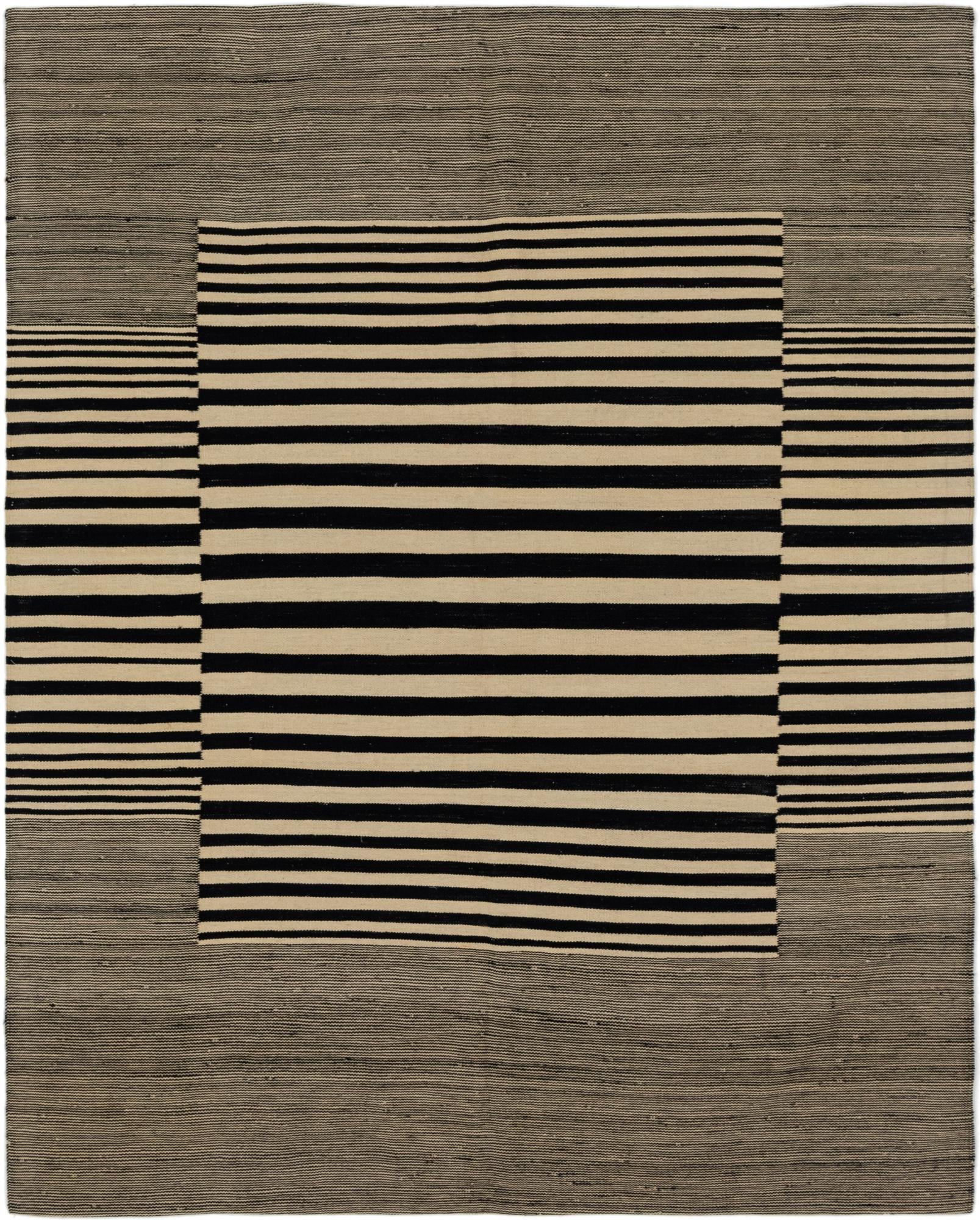 5' 10 x 7' 4 Hand Woven Kilim Modern Wool Rug