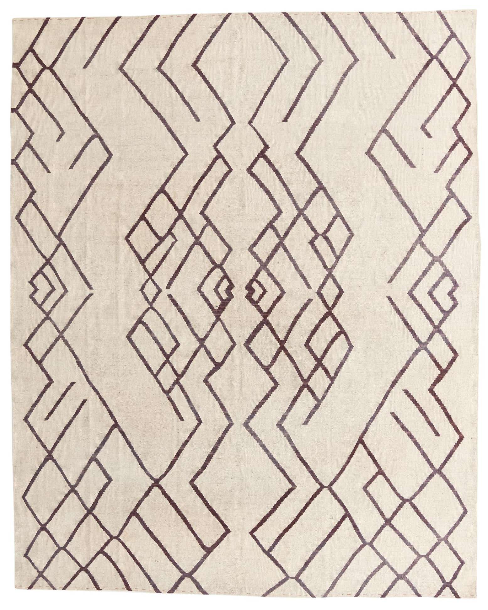 8' 4 x 10' 4 Hand Woven Kilim Modern Wool Rug