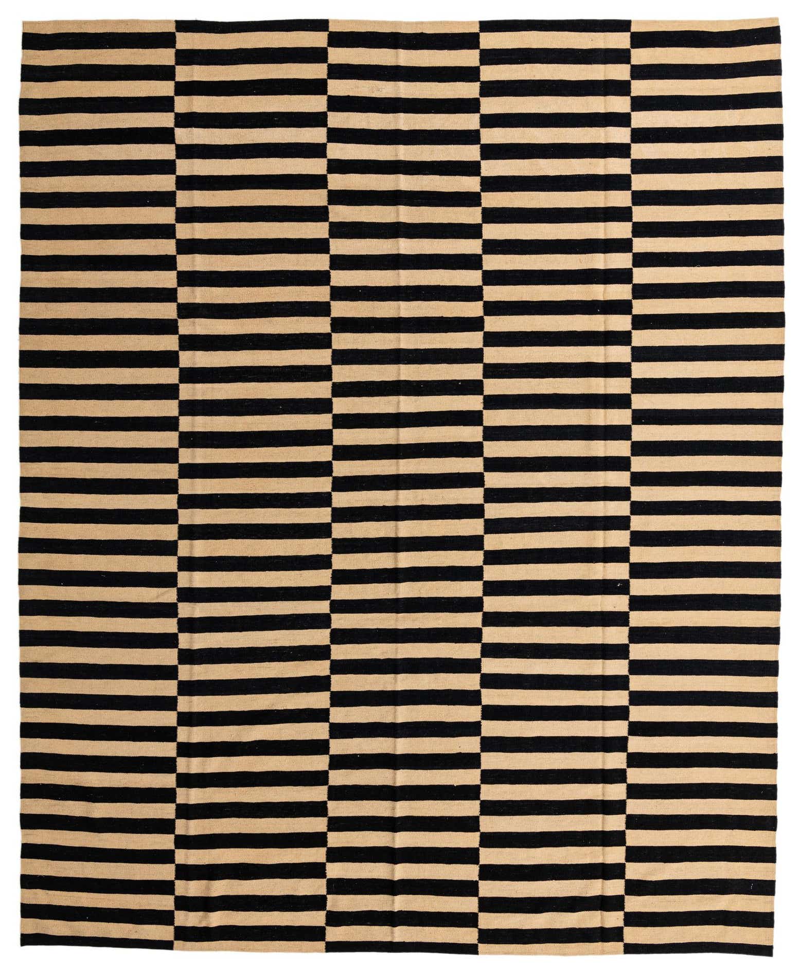 10' 3 x 12' 6 Hand Woven Kilim Modern Wool Rug