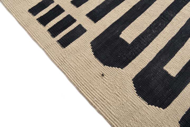 8' 5 x 9' 8 Hand Woven Kilim Modern Wool Rug