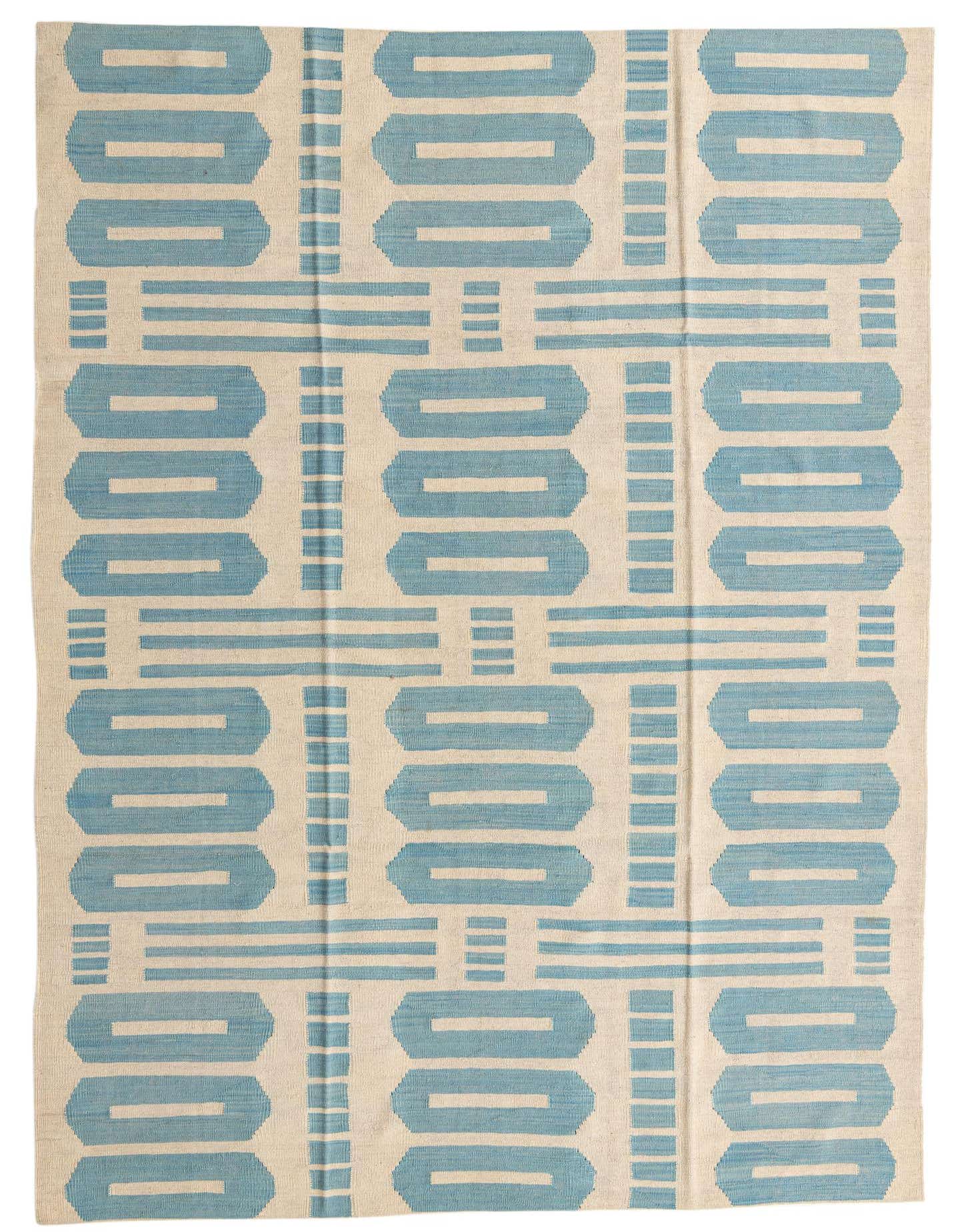 Primary image 6' 8 x 9' 7  Hand Woven Kilim Modern Wool Rug