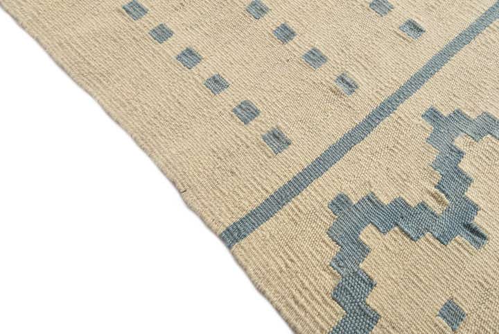 6' 8 x 9' 8 Hand Woven Kilim Modern Wool Rug