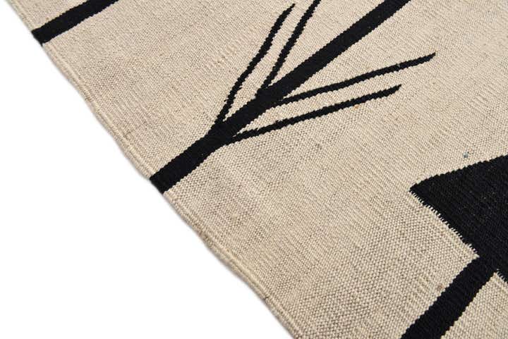 8' x 9' 8 Hand Woven Kilim Modern Wool Rug