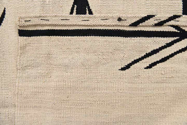 8' x 9' 8 Hand Woven Kilim Modern Wool Rug