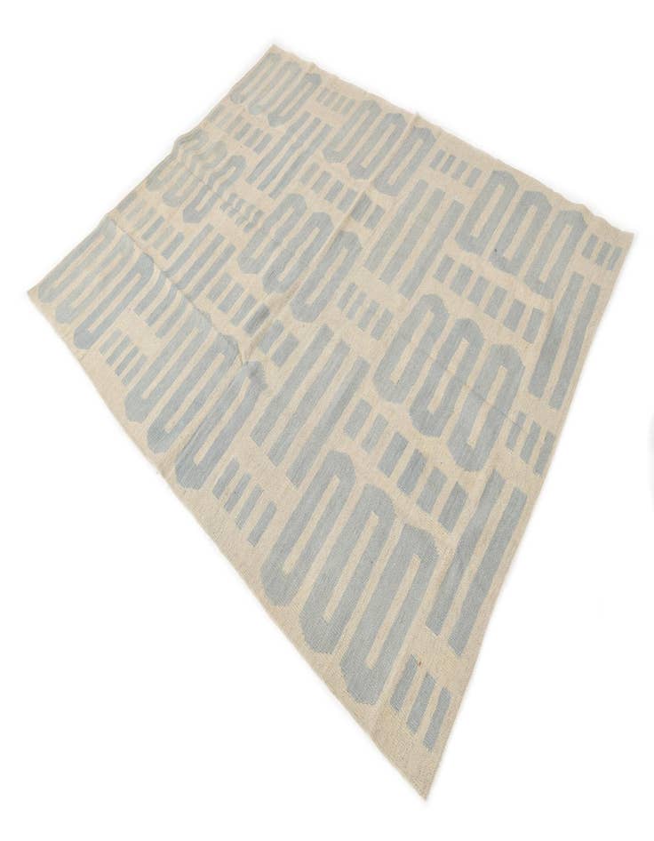 Detail image of 5' x 6' 4  Hand Woven Kilim Modern Wool Rug