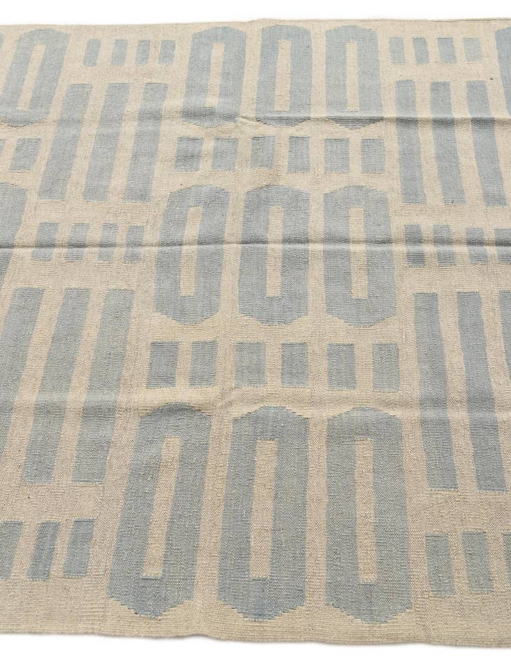 Detail image of 5' x 6' 4  Hand Woven Kilim Modern Wool Rug