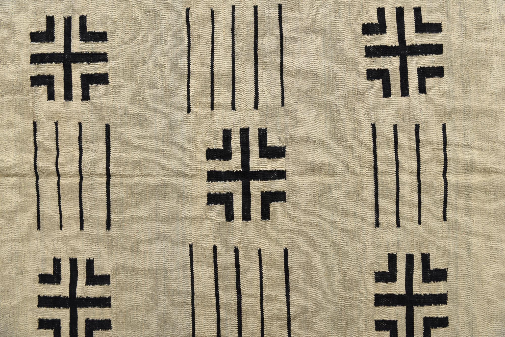 10' x 12' 8 Hand Woven Kilim Modern Wool Rug