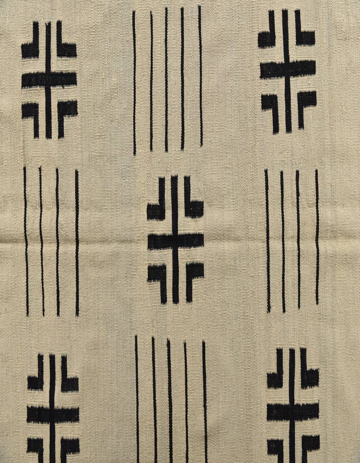 Detail image of 10' x 12' 8  Hand Woven Kilim Modern Wool Rug