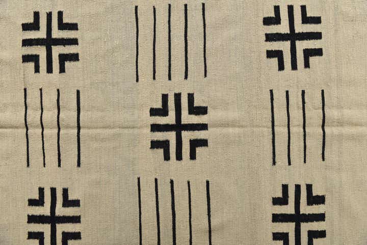 10' x 12' 8 Hand Woven Kilim Modern Wool Rug