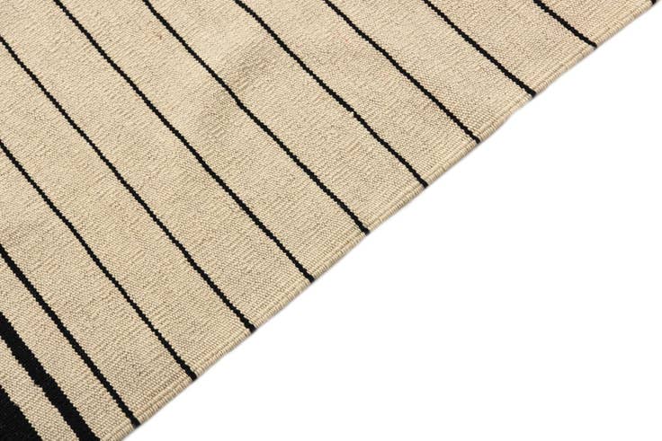 Detail image of 3' 5 x 5' 1 Hand Woven Kilim Modern Wool Rug