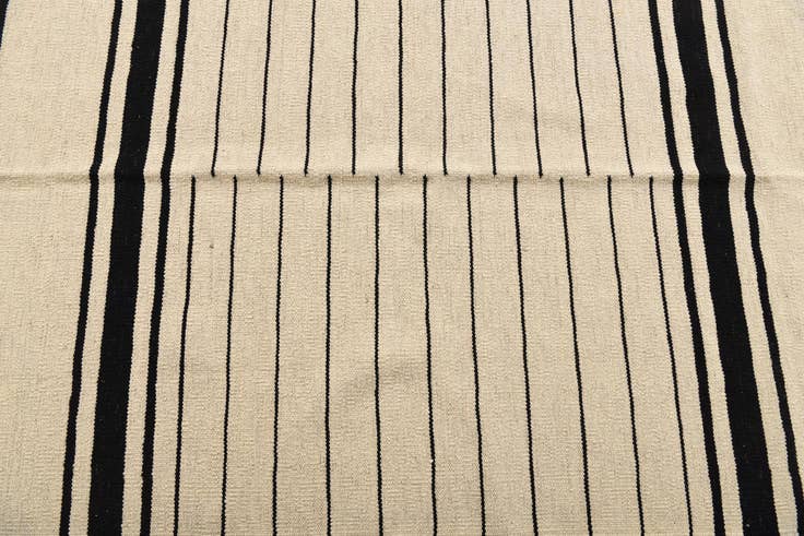 Detail image of 3' 5 x 5' 1 Hand Woven Kilim Modern Wool Rug
