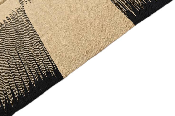 Detail image of 8' 4 x 9' 7 Hand Woven Kilim Modern Wool Rug