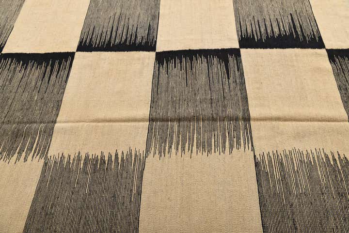 8' 4 x 9' 7 Hand Woven Kilim Modern Wool Rug