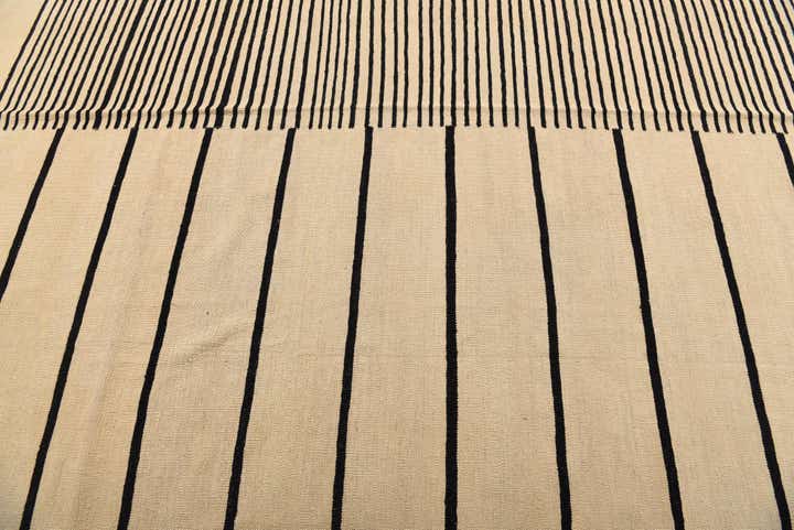 8' 4 x 9' 4 Hand Woven Kilim Modern Wool Rug