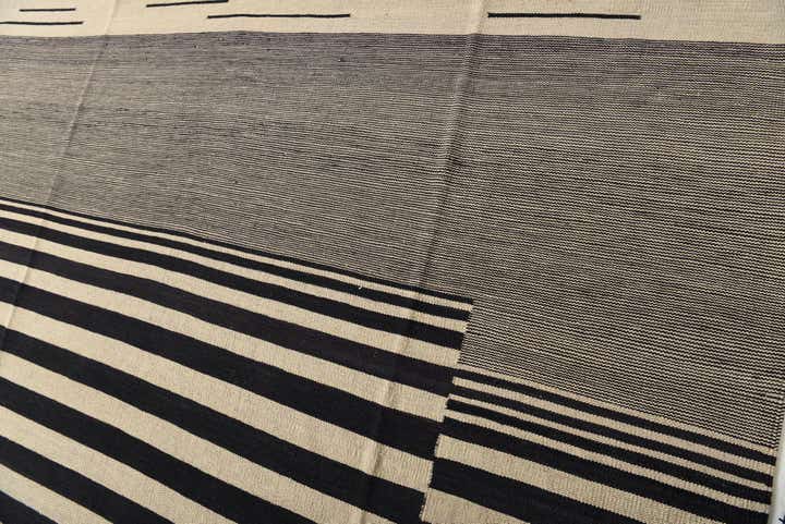 8' 3 x 9' 7 Hand Woven Kilim Modern Wool Rug