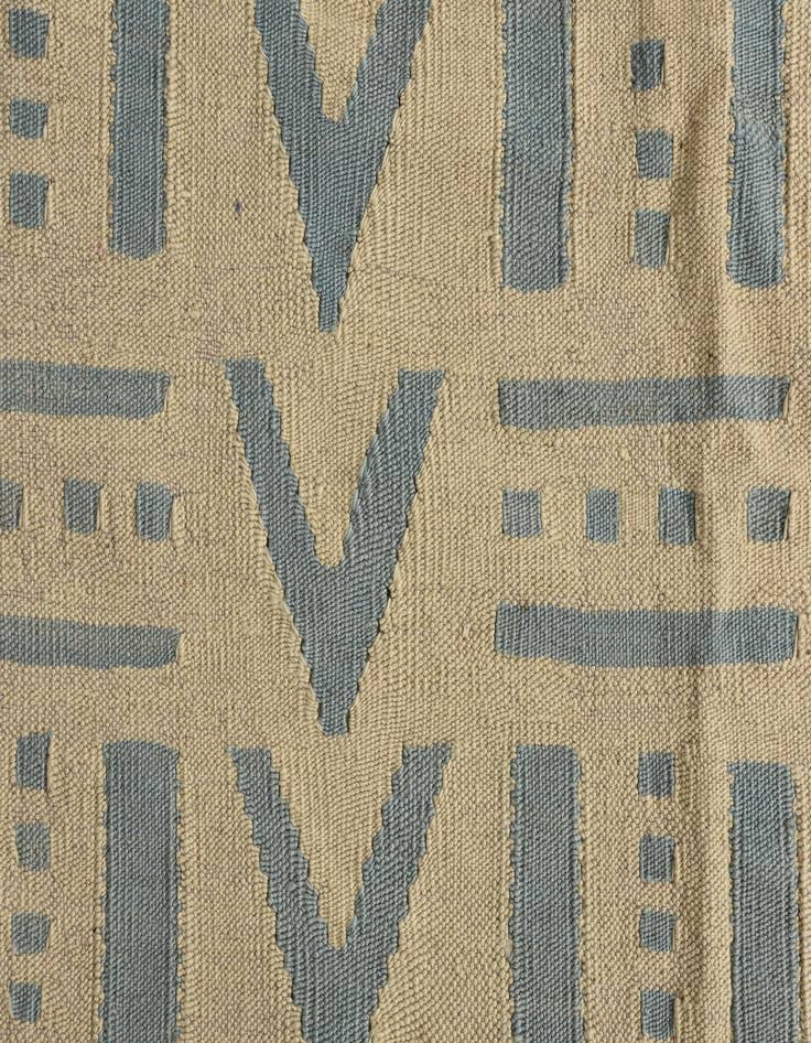 Detail image of 7' x 9' 4  Hand Woven Kilim Modern Wool Rug
