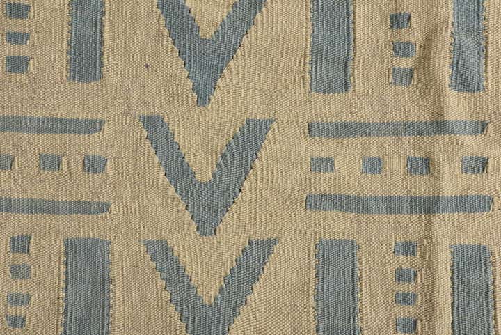 7' x 9' 4 Hand Woven Kilim Modern Wool Rug