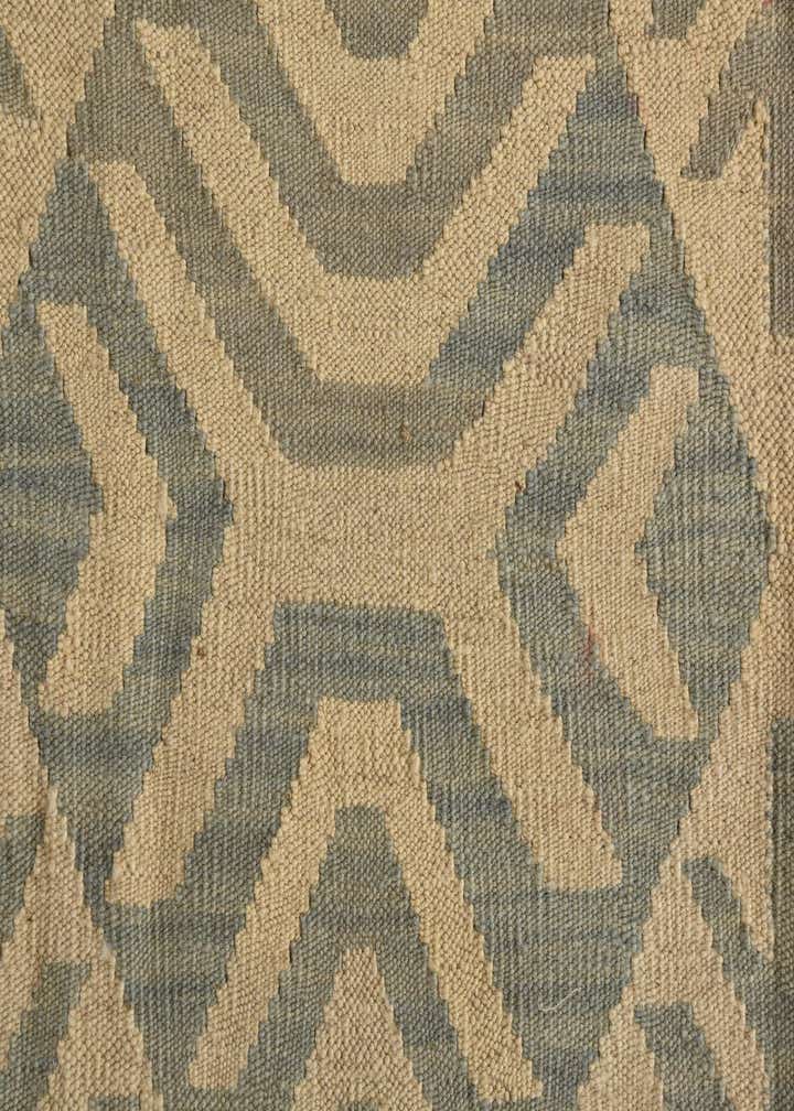 5' 1 x 6' 3 Hand Woven Kilim Modern Wool Rug