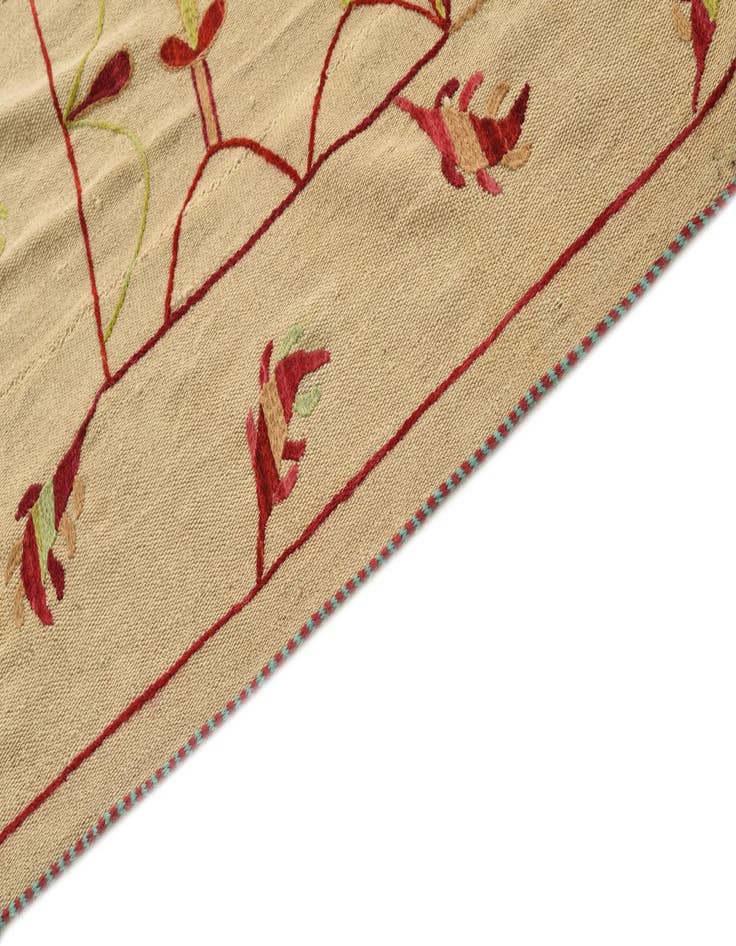 Detail image of 5' 9 x 7' 7  Hand Woven Kilim Modern Wool Rug