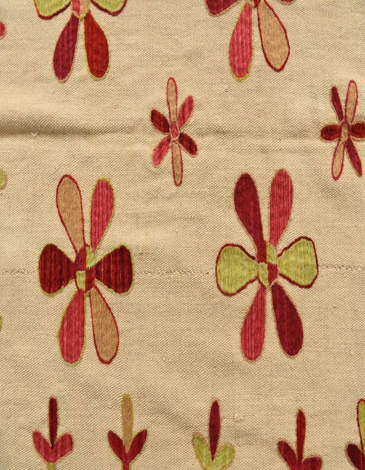 Detail image of 5' 9 x 7' 7  Hand Woven Kilim Modern Wool Rug