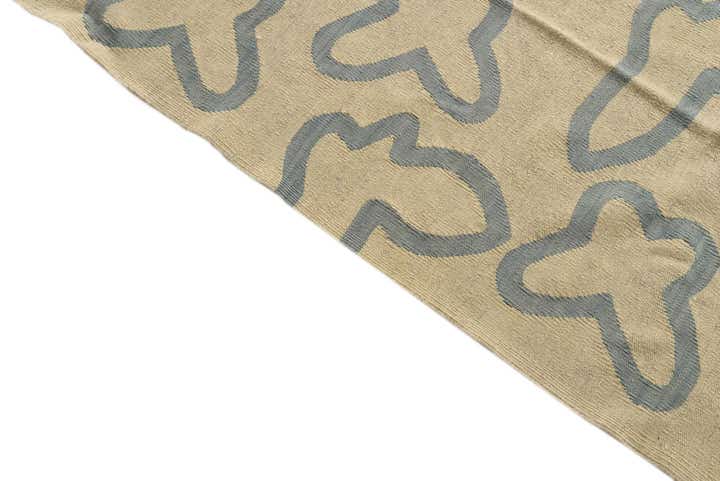 8' 2 x 9' 6 Hand Woven Kilim Modern Wool Rug