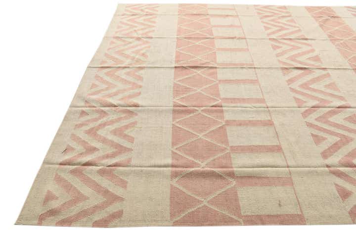 8' 6 x 10' Hand Woven Kilim Modern Wool Rug