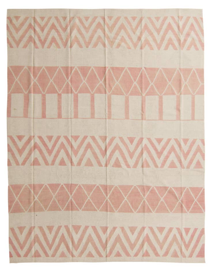 Detail image of 8' 6 x 10' Hand Woven Kilim Modern Wool Rug