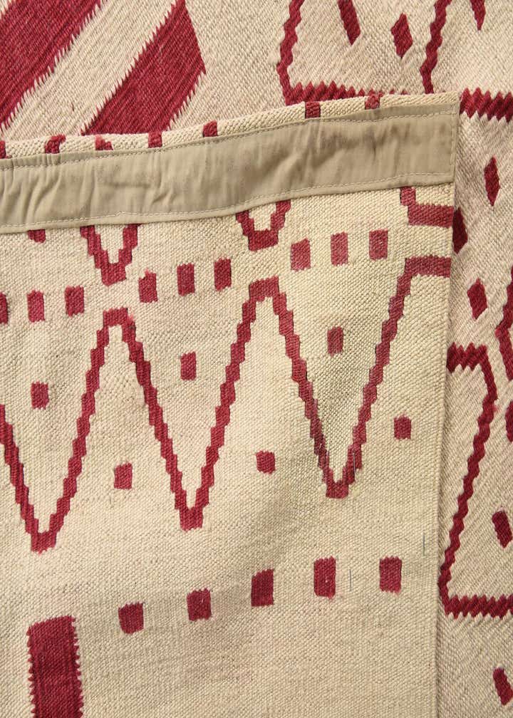 6' x 7' 9 Hand Woven Kilim Modern Wool Rug