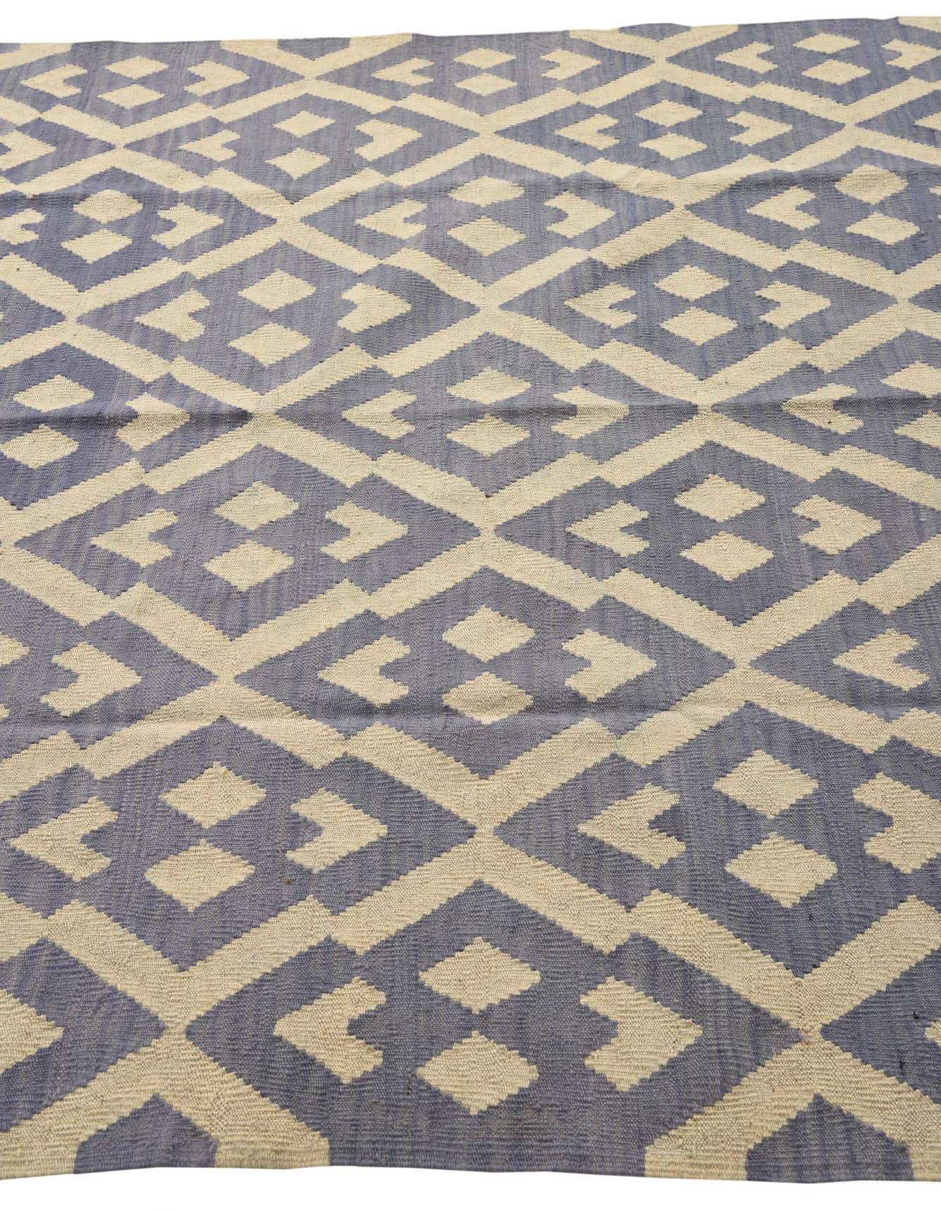Detail image of 183cm x 235cm  Hand Woven Kilim Modern Wool Alfombra