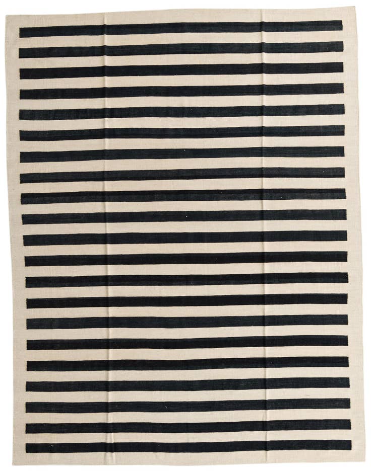Detail image of 8' 4 x 11' Hand Woven Kilim Modern Wool Rug