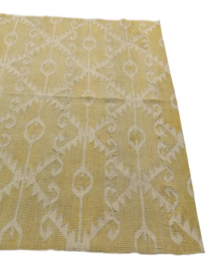 Detail image of 5' 2 x 8' 3  Hand Woven Kilim Modern Wool Rug