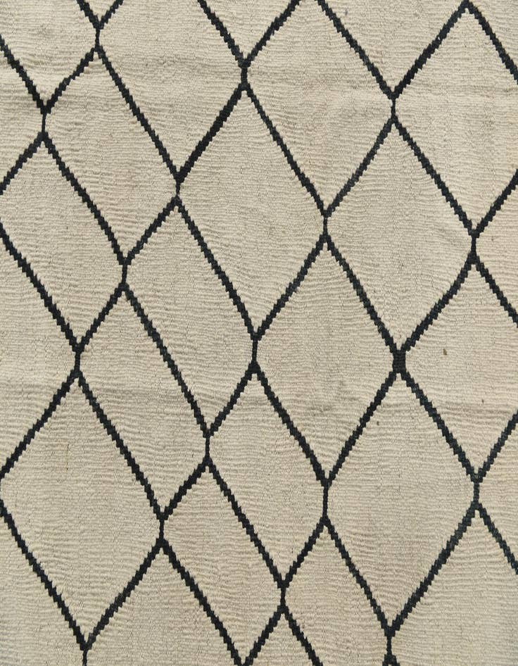 Detail image of 6' x 7' 3  Hand Woven Kilim Modern Wool Rug