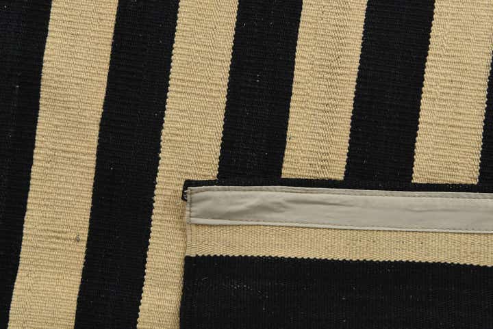 5' 2 x 6' 2 Hand Woven Kilim Modern Wool Rug