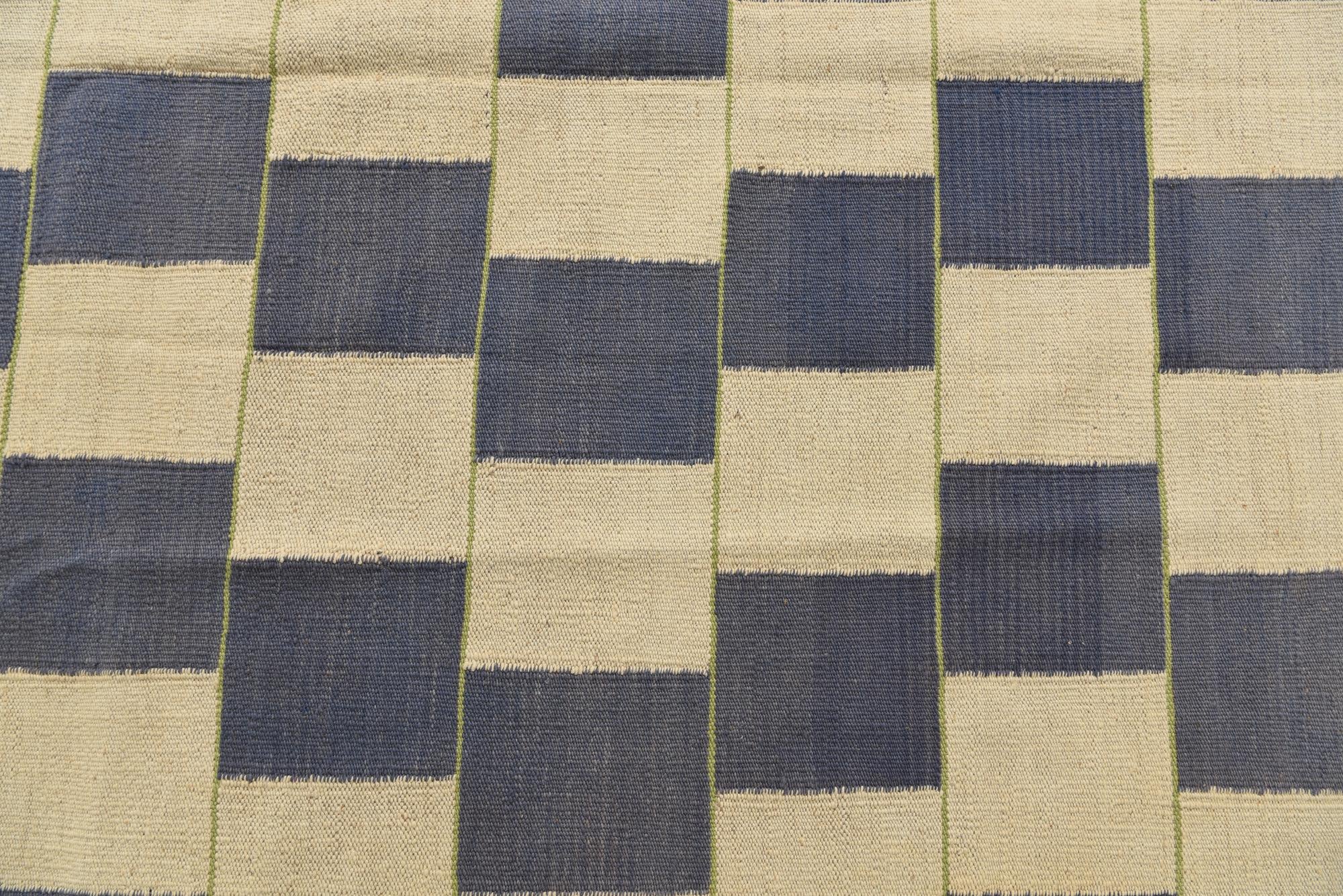 5' 10 x 7' 6 Hand Woven Kilim Modern Wool Rug